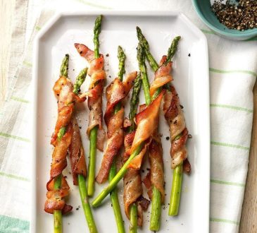 Air-Fryer Bacon-Wrapped Asparagus